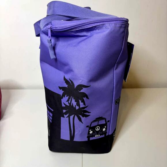 Set of 5 — Trader Joe’s Large Reusable Insulated Cooler Tote Bag Lavender Purple - Picture 7 of 16